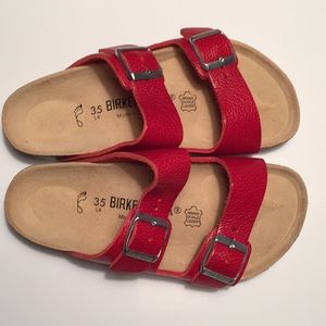 Birkenstock Arizona American Beauty Red NEW in box